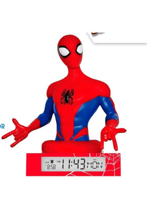 Lampara 3D + despertador SPIDER