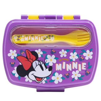 Tupper rect. cubiertos MINNIE
