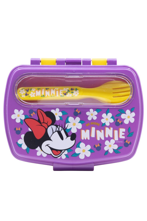 Tupper rect. cubiertos MINNIE