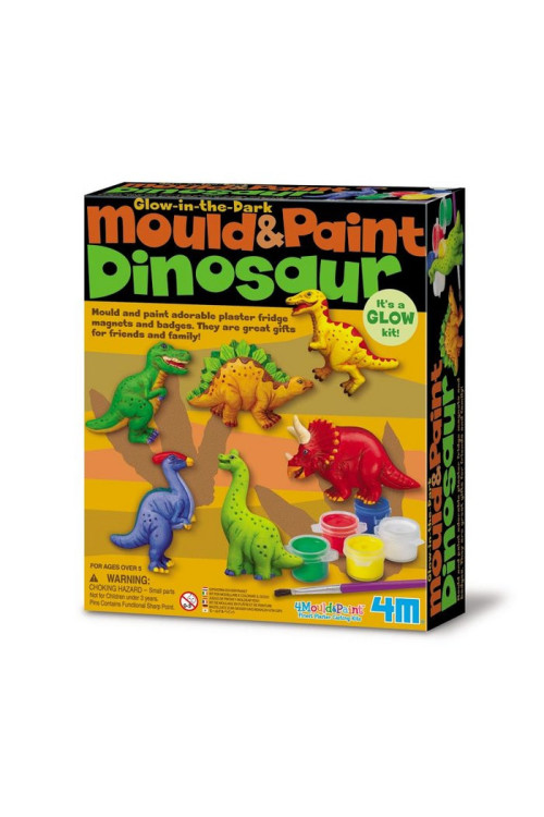 Juego moldea y pinta DINOSAURIOS
