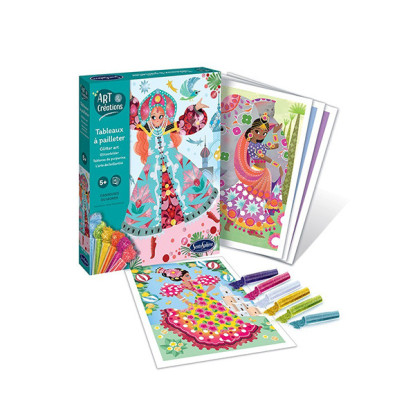 Art & creations tablero purpurina BAILARINAS