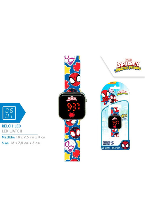 Reloj digital led SPIDEY