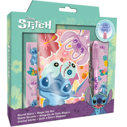 Diario secreto + boli magico STITCH
