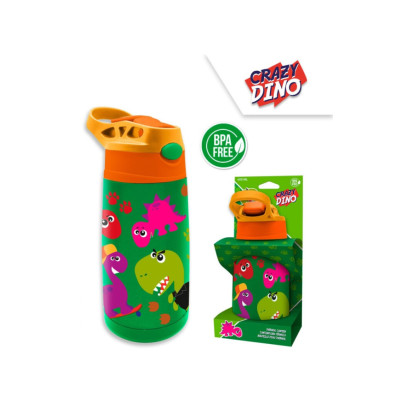 Botella SS 450ml DINO