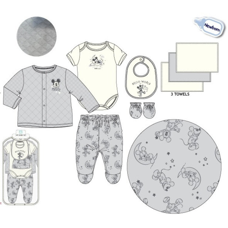 Conjunto bebe 9pc MICKEY
