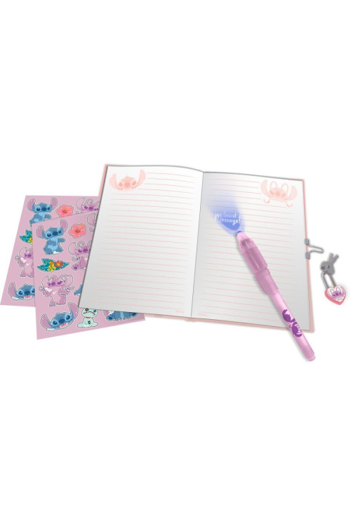 Diario secreto + boli magico STITCH