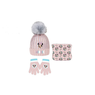 Set gorro guante braga MINNIE
