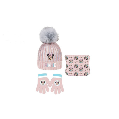 Set gorro guante braga MINNIE