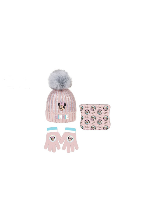 Set gorro guante braga MINNIE