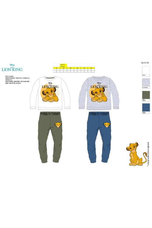 Pijama algodón REY LEÓN 