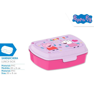 Tupper rectangular PEPPA PIG