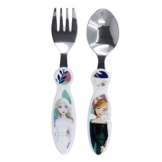 Set cubiertos metal FROZEN