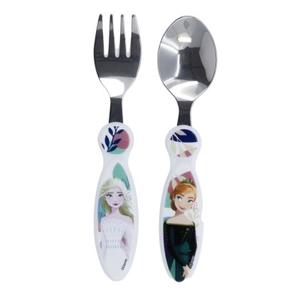 Set cubiertos metal FROZEN