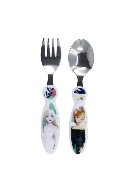 Set cubiertos metal FROZEN