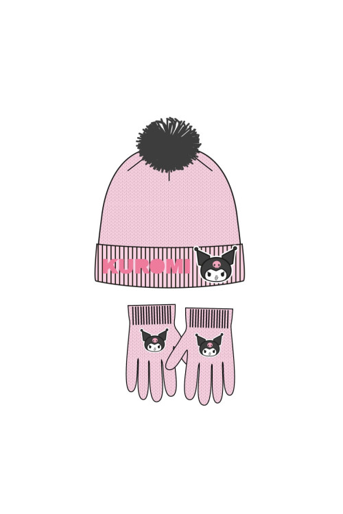 Set gorro guante KUROMI