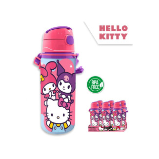 Botella 600ml correa HELLO KITTY