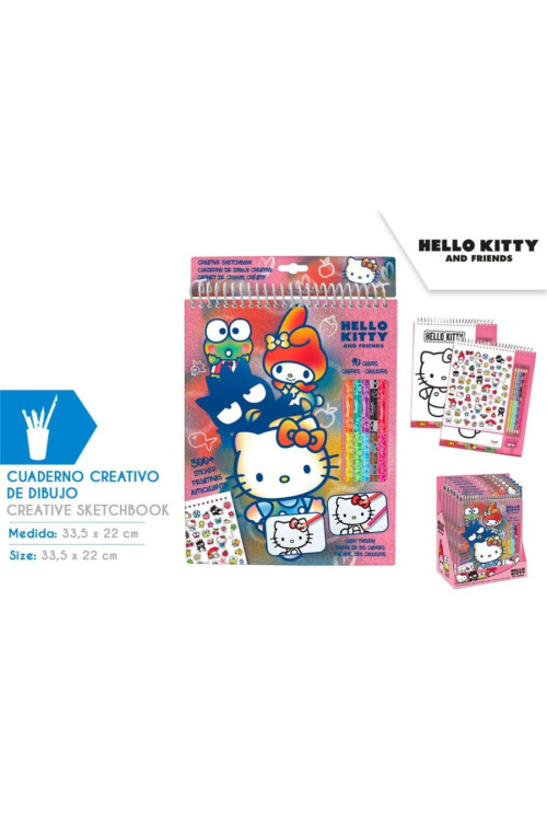 Libreta creativa HELLO KITTY