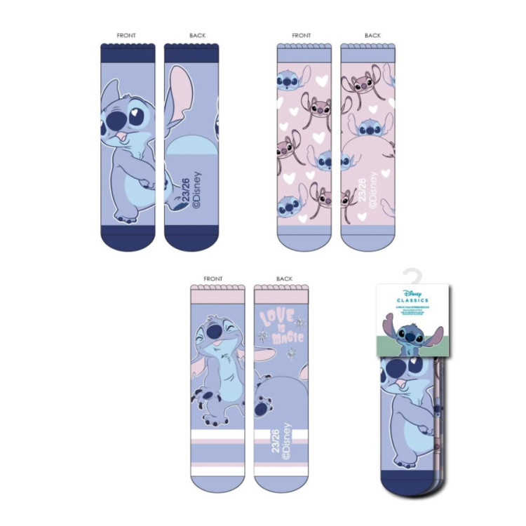 Set 3 calcetines STITCH