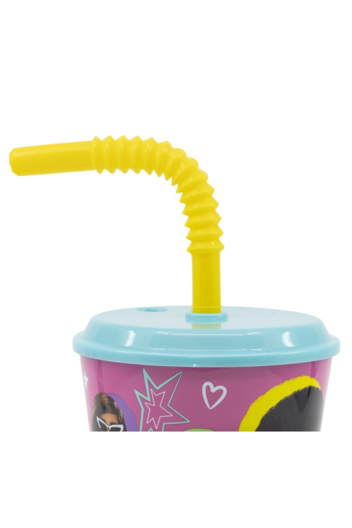 Vaso caña 430ml BARBIE