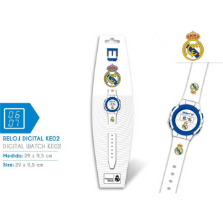Reloj digital MADRID blanco
