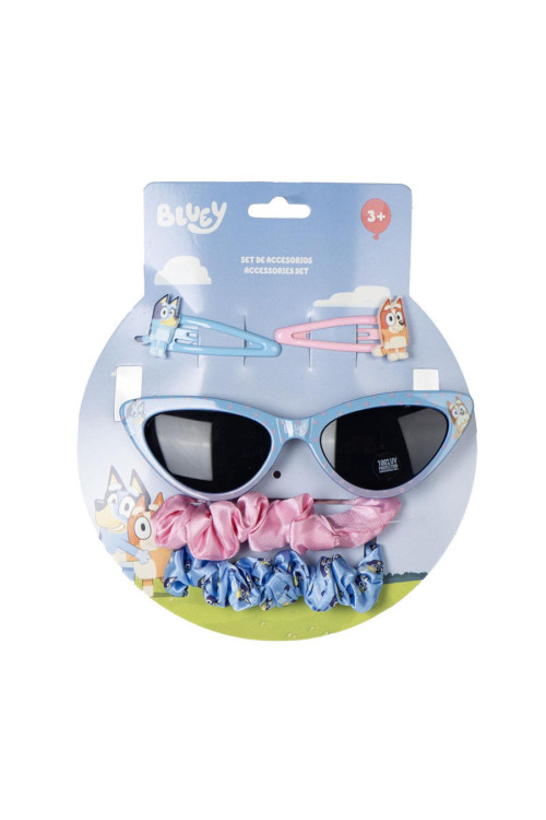Set pelo + gafas BLUEY
