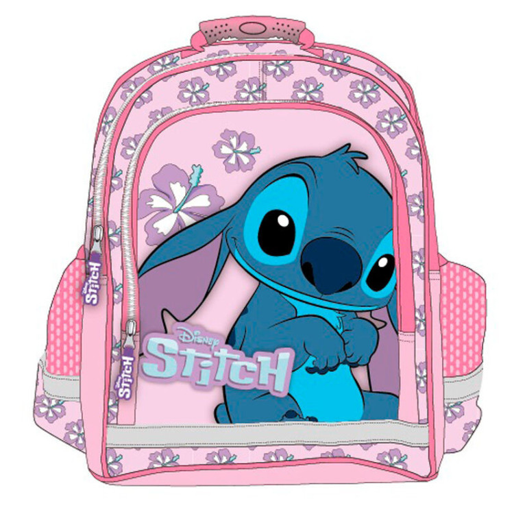Mochila 42cm STITCH flowers