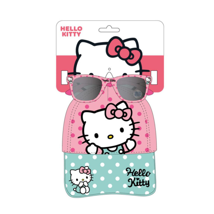 Set gorra + gafas HELLO KITTY