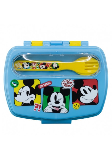 Tupper rect. cubiertos MICKEY funtastic
