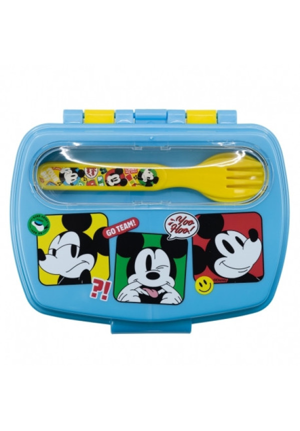 Tupper rect. cubiertos MICKEY funtastic