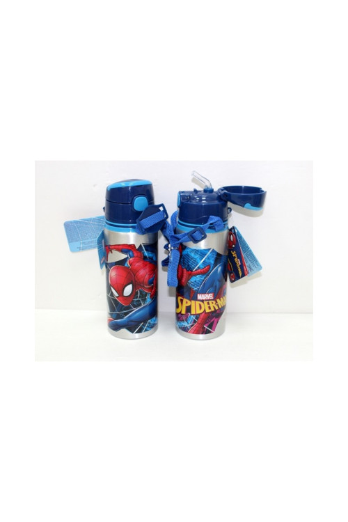Botella 600ml correa SPIDER silver