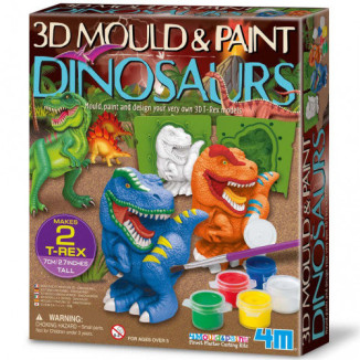 Juego moldea y pinta DINOSAURIOS