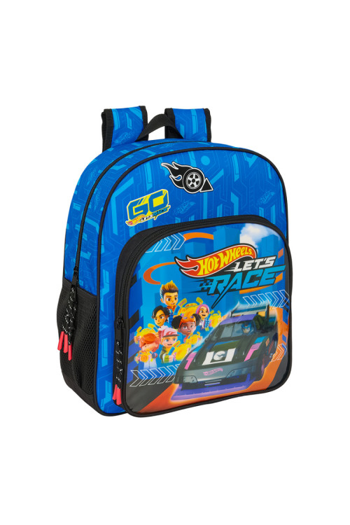 Mochila 38cm HOT WHEELS lets race