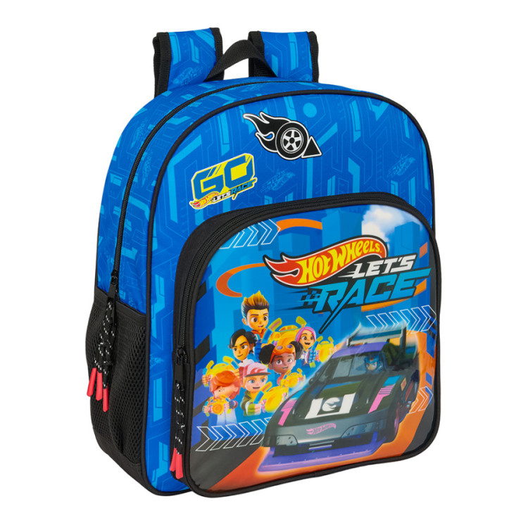 Mochila 38cm HOT WHEELS lets race