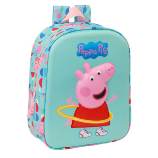 Mochila 27cm 3D PEPPA