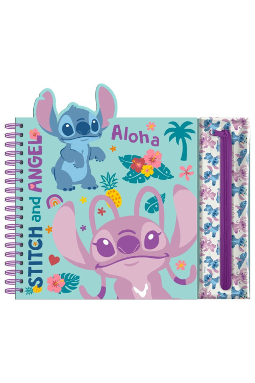 Cuaderno actividades estuche STITCH