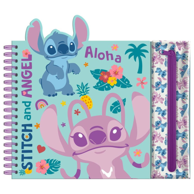 Cuaderno actividades estuche STITCH