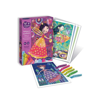 Art & creations tablero purpurina HADAS
