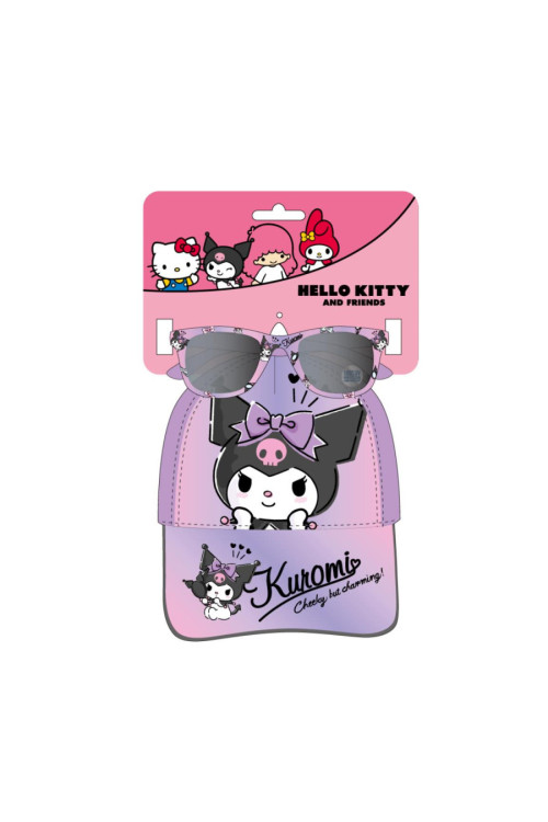 Set gorra + gafas KUROMI