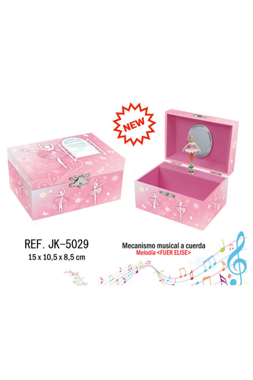 Joyero musical bailarina window