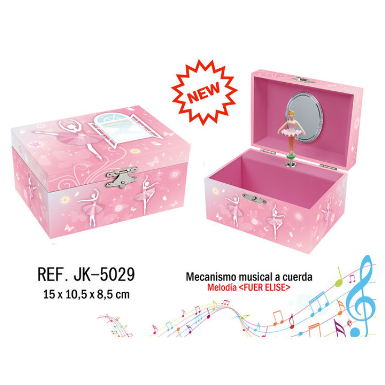 Joyero musical bailarina window