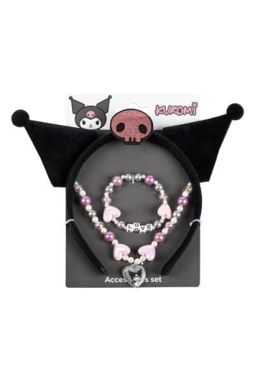 Set diadema + joyas KUROMI