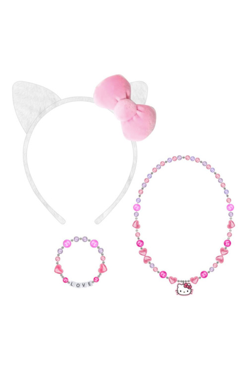 Set diadema + joyas HELLO KITTY