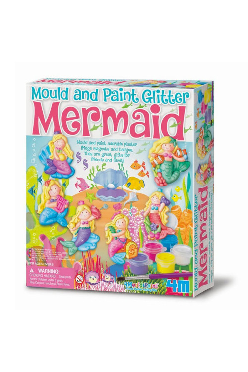 Juego moldea y pinta SIRENAS
