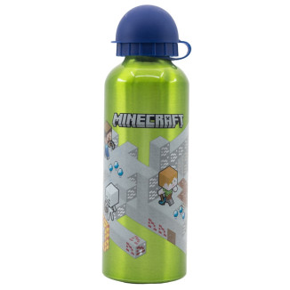Botella 530ml aluminio MINECRAFT