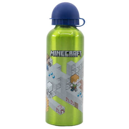 Botella 530ml aluminio MINECRAFT