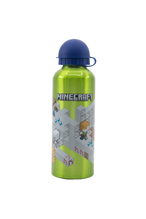 Botella 530ml aluminio MINECRAFT