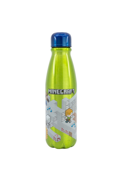 Botella 600ml aluminio MINECRAFT