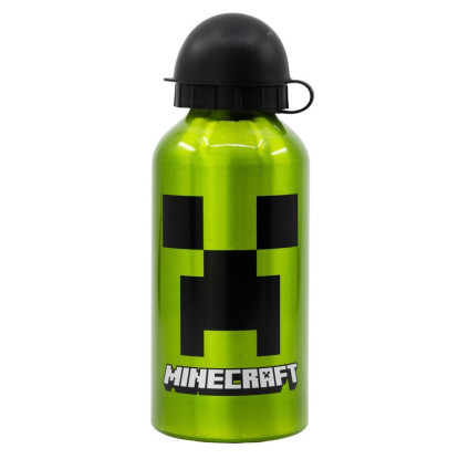Botella 400ml aluminio MINECRAFT