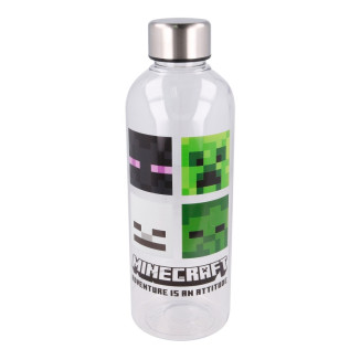 Botella transp. 850ml MINECRAFT
