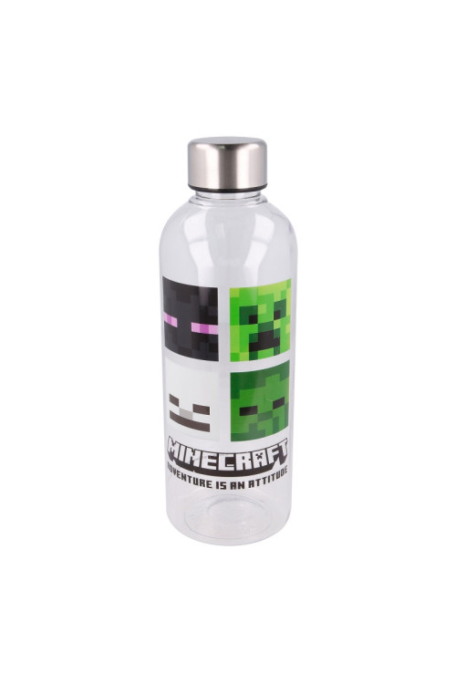 Botella transp. 850ml MINECRAFT